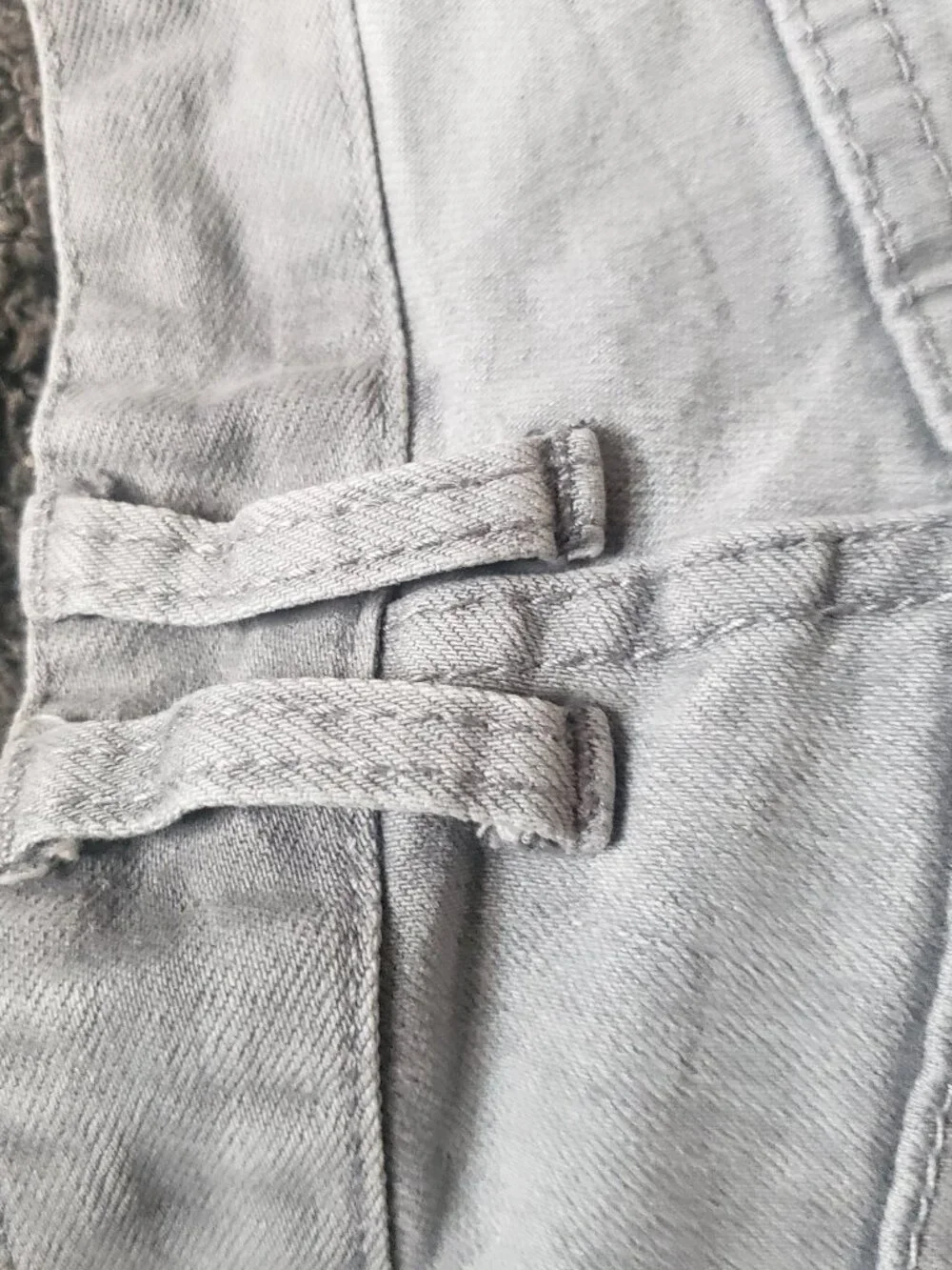Decibel Jeans Mens Distressed Gray Size 42x32 Slim Fit